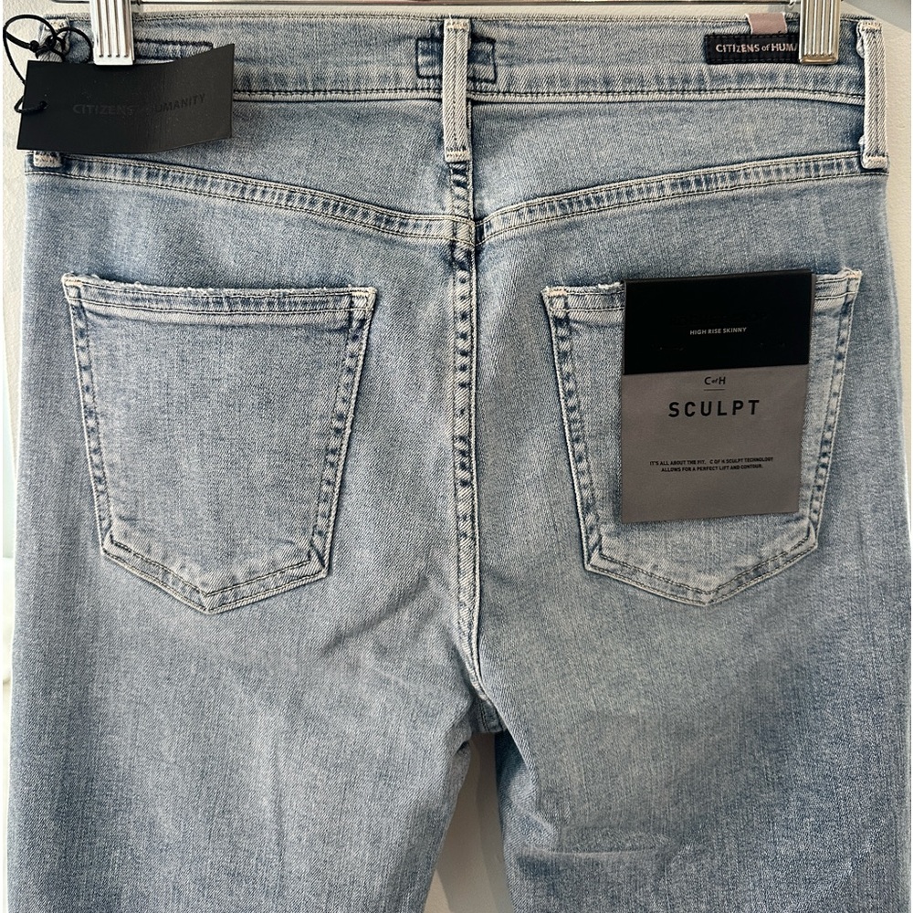 BNWT Citizens of Humanity Rocket Skinny w/Fringe